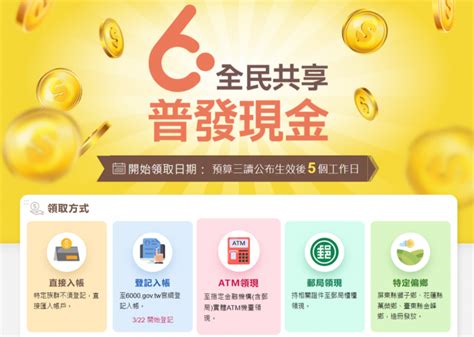 普發現金 2.0|普發現金6000元當天入帳！數位部：「登記入帳2.0」11日上線